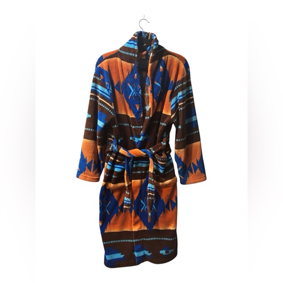 Southwestern Soft Fuzzy Robe by Earth Ragz - Picture 2 of 8